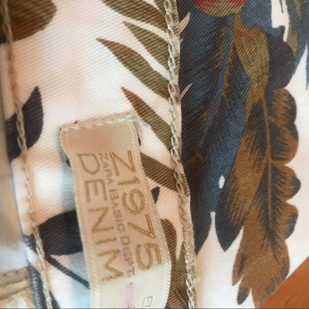 zara floral skinny jeans - Picture 5 of 5